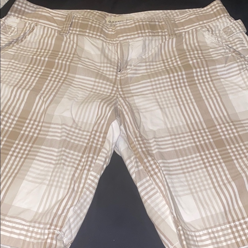 Old Navy size 14 plaid shorts
